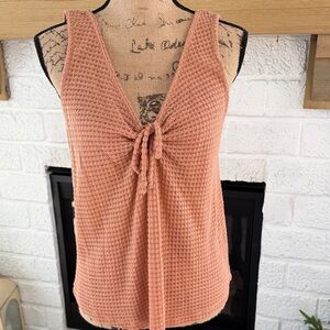 Daytrip Coral Knit Tank Top